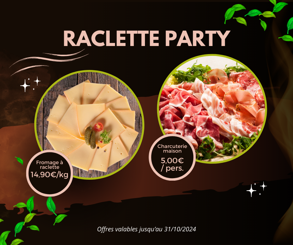 Offre raclette party